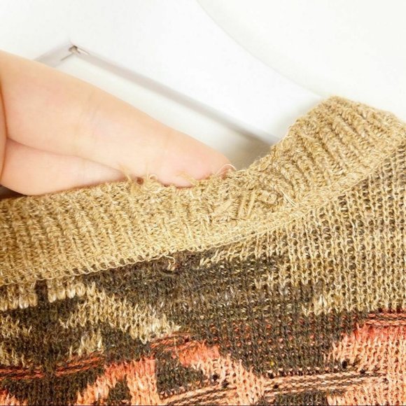 RL Denim & Supply Southwestern Print Henley Top - Picture 6 of 8